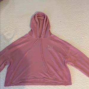 Hollister cropped hoodie